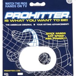 PROHITTER Baseball & Softball Bat Grip Training Aid Adult White
