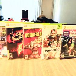 Xbox 360 Variety Game Lot, 5 Games