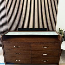 Beautiful dresser with Glass shelf