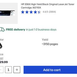 Original HP Toner cartridge