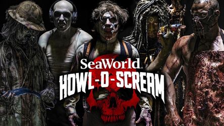 3 Sea World Howl-o-Scream  tickets