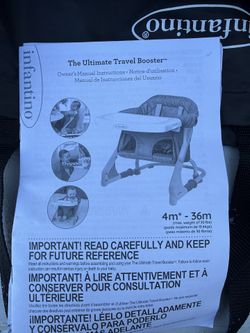 Travel Booster Brand New out of the box $20 pick up in Johnston 