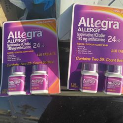 4 Bottles Allegra Allergy Medication