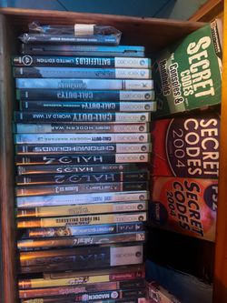 Large Lot of Xbox 360, Xbox, and PS2 Games