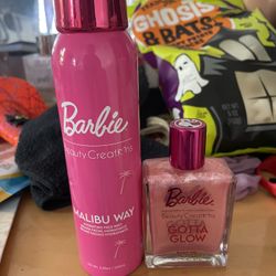 Barbie Facial Mist And Glitter Body Oil