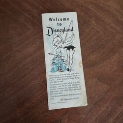 1956 Original Disneyland Map