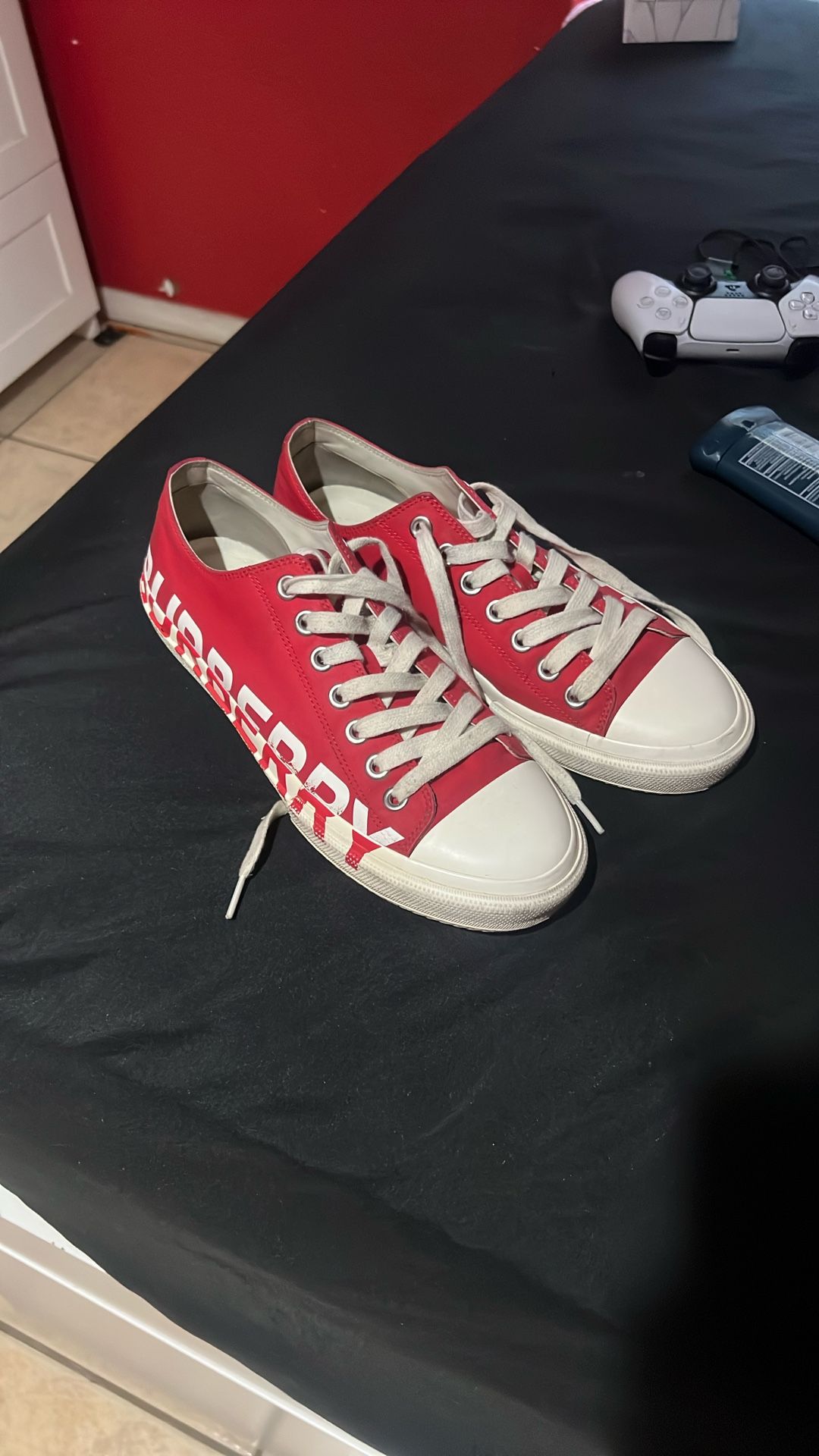 Red burberrys