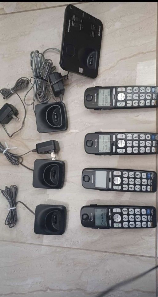 4 Phones With Answering Machine Many Functions