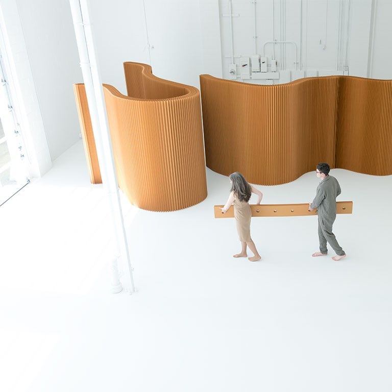 New Molo paper softwall | folding wall partition