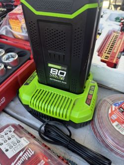 80 Max And Charger Green Worx Batt