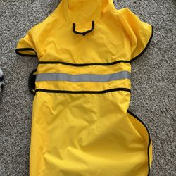 NWOT Large Dog Raincoat