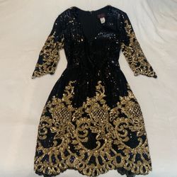 Hot Miami Style Sequin Dress