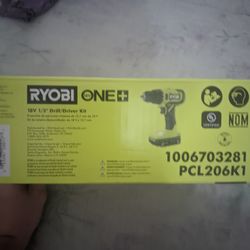 Ryobi 18v 1/2" Drill/Driver Kit