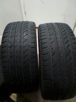 Set of 2 Used All-Season Car Tires