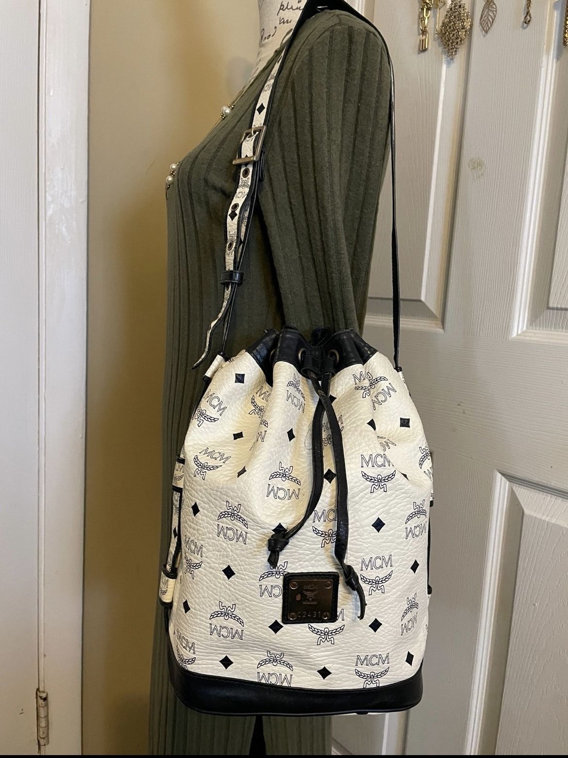 MCM Bucket Shoulder Bag