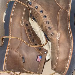 Danner Men's Bull Run GTX Moc Waterproof Work Boots - Steel Toe