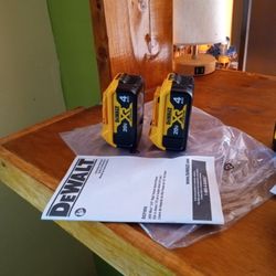 DeWalt 20v New XR. Batteries. 4.0 AH. Lithium X2