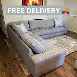 Large IKEA Sectional Couch 🛋️- FREE DELIVERY 🚚 