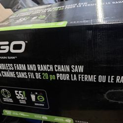 EGO POWER+ CS2005 20 in. 56 V Battery Chainsaw Kit (Battery & Charger) 3/8 in. W/ 6.0AH BATTERY