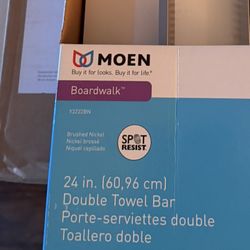 New 24 Inch Double Towel Rack