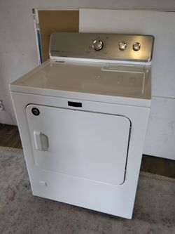 Maytag gas super capacity dryer delivery and installation is free