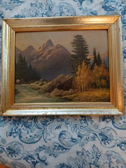 Robert wood canvas painting oil painting