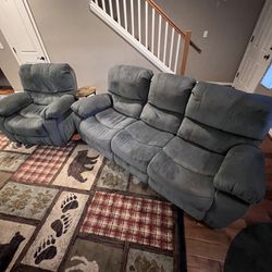 Couch And Rocker Recliner 