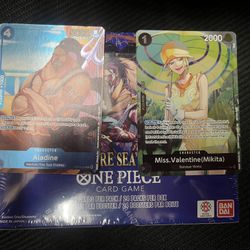 One Piece Op-14 Plus 2 Promo Cards 