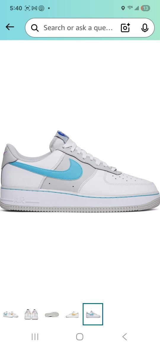 NIKE Air Force 1 '07 An20 5 Youth Basketball Shoes, Multi, 43 EU, Multicoloured, 10 AU