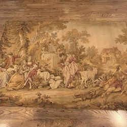Antique Tapestry Made In Belgium