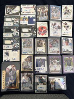 Baseball autograph card lot x26