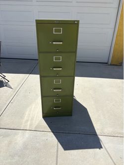 Mcdowell-Craig Norwalk Green Steel Fireproof File Cabinet (4 Drawer)