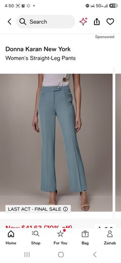 Donna Karan New York Straight Leg Water Lilly pants Brand New!