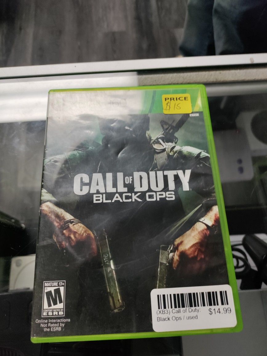 Call Of Duty Black Ops Xbox 360