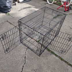 Large Dog Crate With 2 Doors