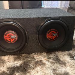 Quantum 12” Subwoofers And 2000 Watt Amplifier 