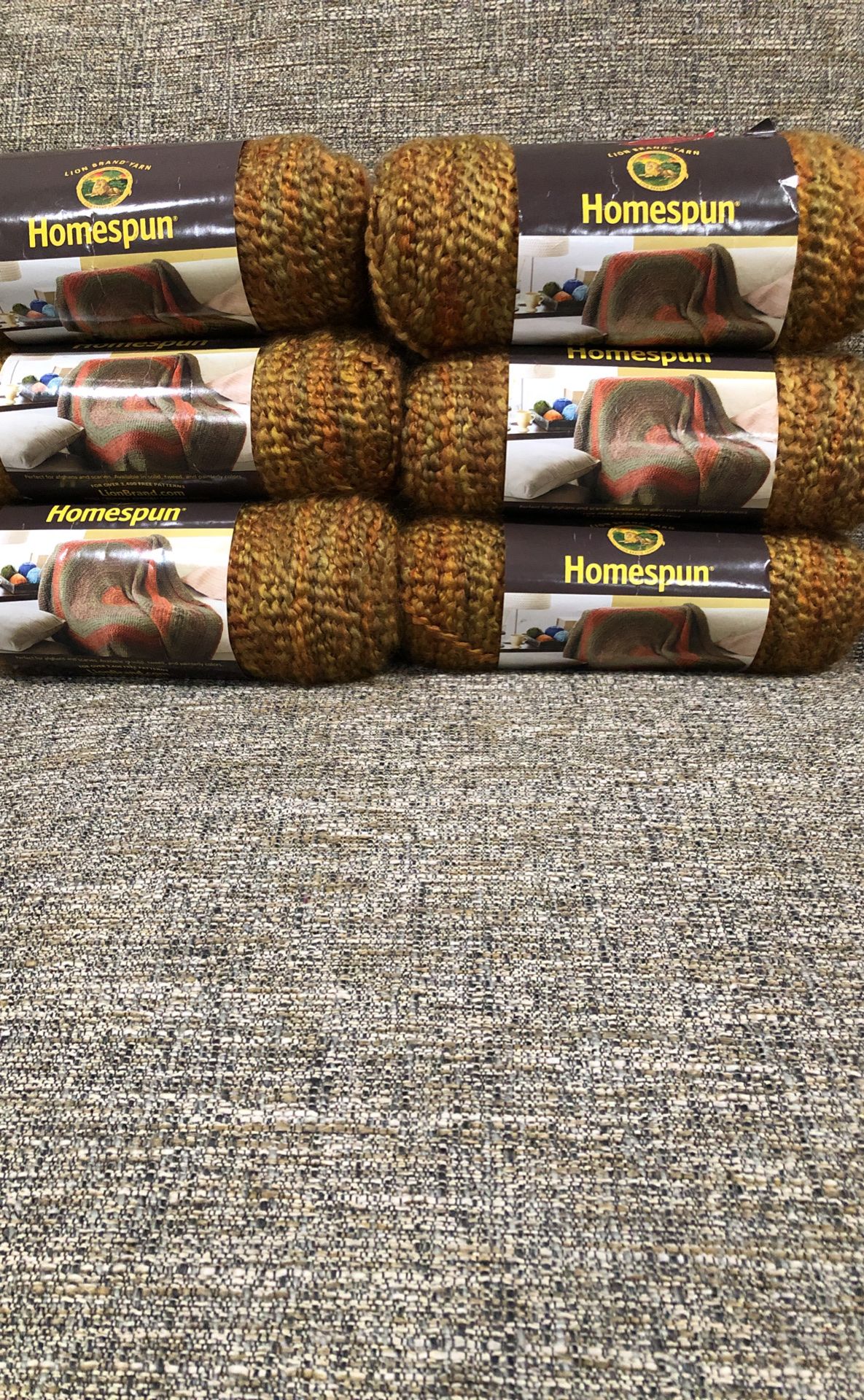 6 of Lion Brand Yarn Homespun