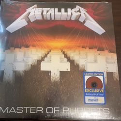 METALLICA MASTER OF PUPPETS COLORED VINYL  LP SEALED!!