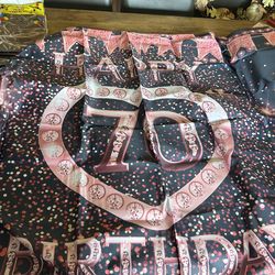 70th bday backdrop
