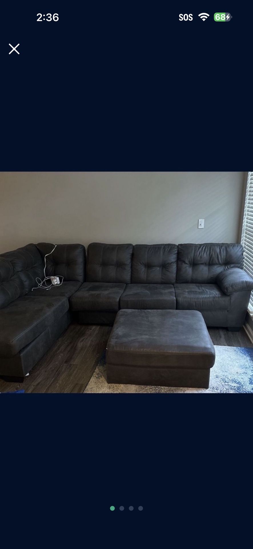 Sectional And Ottoman