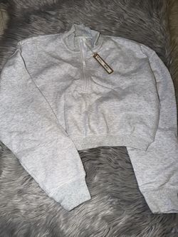 Skims Cropped Half Zip 