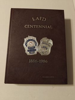 LAFD Centennial 1(contact info removed) Hardcover Book