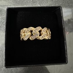 14k Cuban Style Ring 