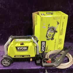 🧰🛠RYOBI 1900PSI/1.2GPM Cold Water Wheeled Corded Electric Pressure Washer(SEE DESCRIPTION)-$95!🧰🛠