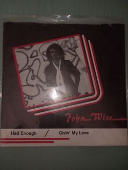 John Wise Had Enough 7" strong VG+