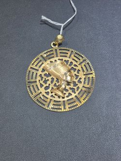 14kt YG Nefertiti Pendant. ASK FOR RYAN.