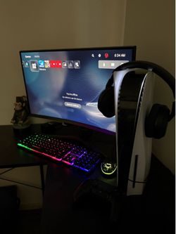 Ps5 + monitor + bluetooth headset