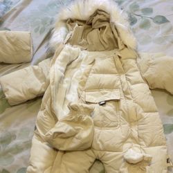 Traje De Nieve Para Bebé De 6-9 Meses, Por Dentro Tiene Tela Suave 