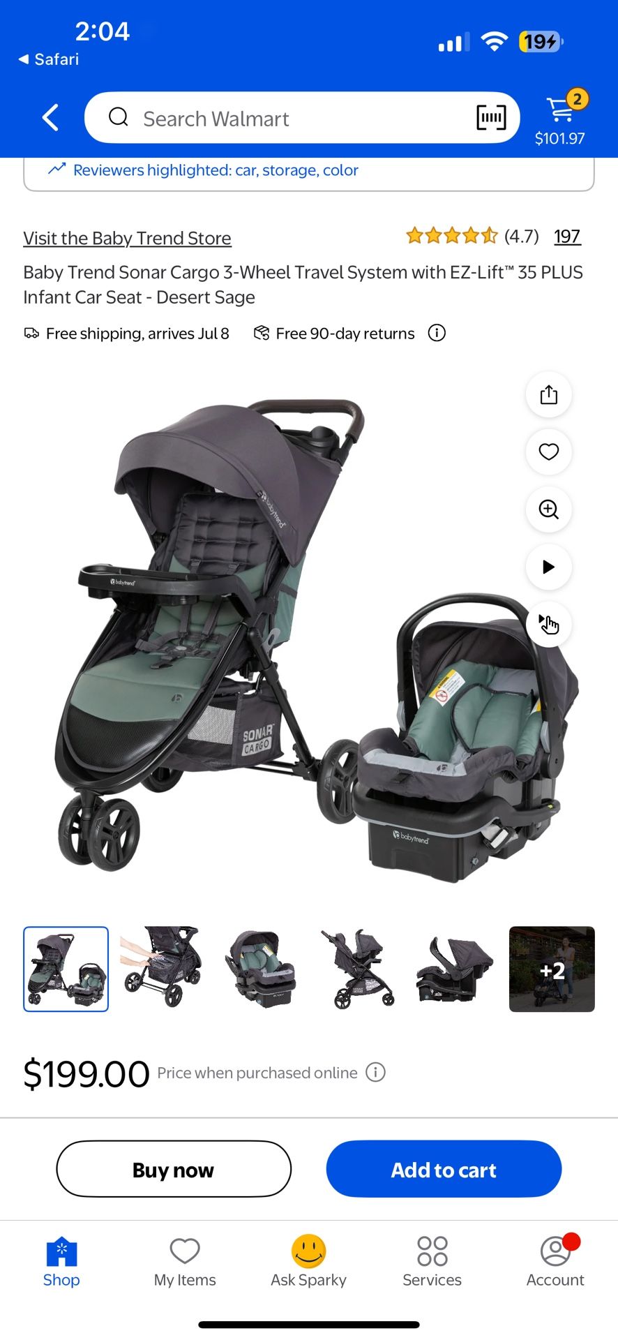 pet gear stroller for dogs Garvee Large Dog Stroller, 4 Wheel Pet Stroller for Medium or Senior Dogs, One-Click Foldable