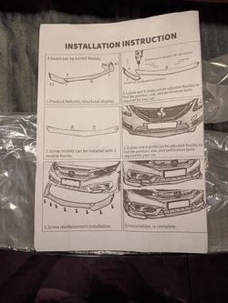 Custom bumper lip KIT